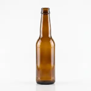 Bouteille en verre ambrée Longneck 33cl