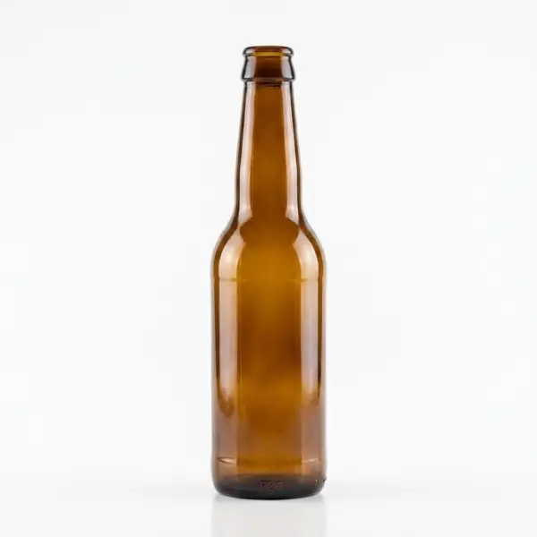 Bouteille en verre ambrée Longneck 33cl