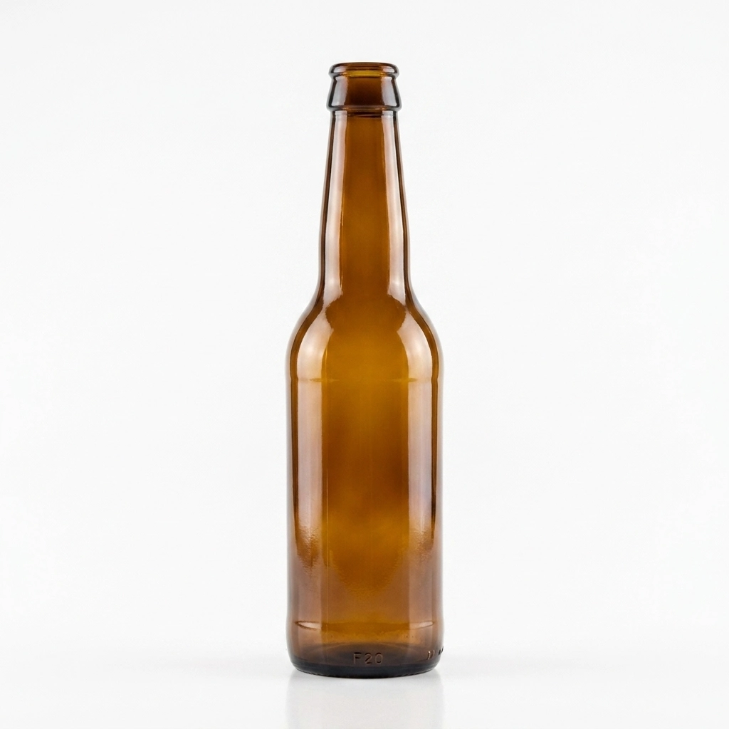 Bouteille en verre ambrée Longneck 33cl