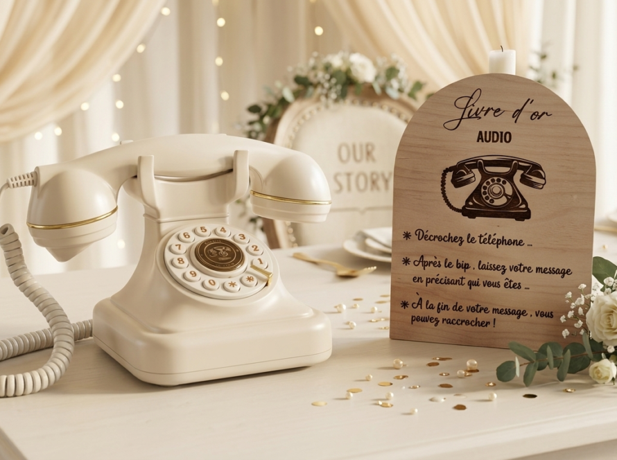 livre d’or audio mariage touraine